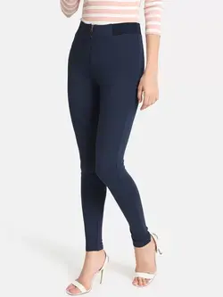 شلوار آبی رنگ پلی استر کازو