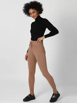 شلوار قهوه ای رنگ فور اور