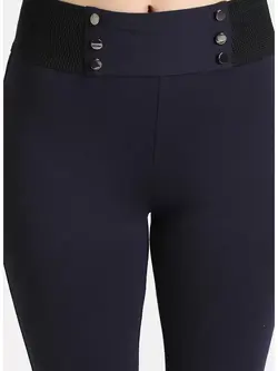 شلوار جذب سورمه ای رنگ کازو