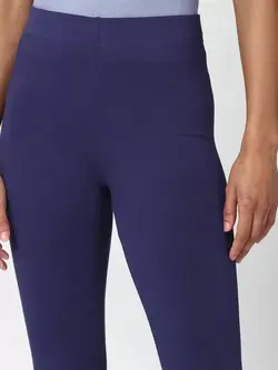 شلوار جذب سورمه ای رنگ فوراور