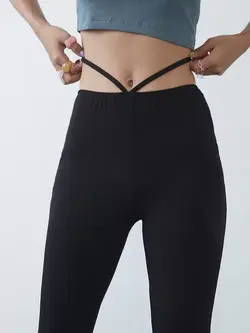 شلوار مشکی رنگ دمپا نئون