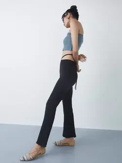 شلوار مشکی رنگ دمپا نئون