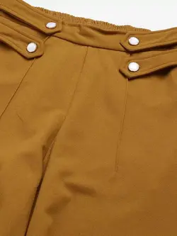 شلوار زرد رنگ پنبه ای ملون