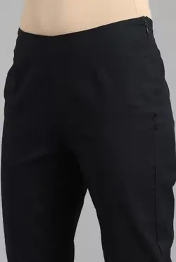 شلوار سورمه ای رنگ کشی دبلیو