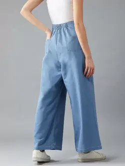 شلوار آبی رنگ دلک کرودو