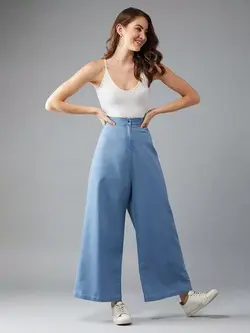 شلوار آبی رنگ دلک کرودو