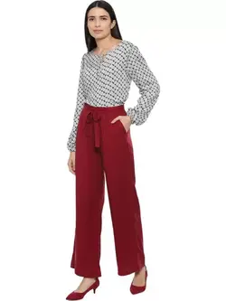 شلوار قرمز رنگ آلن سولی