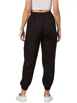 شلوار مشکی رنگ پنبه ای اُرکید