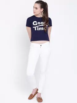 شلوار جین سفید رنگ های استار