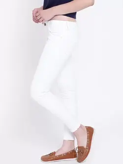 شلوار جین سفید رنگ های استار