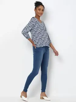 شلوار جین سورمه ای رنگ آلن سولی