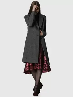 پالتو رنگ ذغال سنگی ورومودا