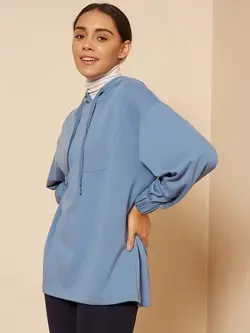 هودی آبی رنگ فیملا