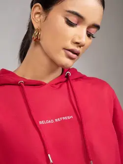 هودی قرمز رنگ آستین بلند توئنتی