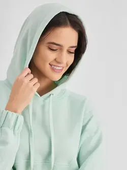 سویشرت پنبه ای سبز رنگ فیملا