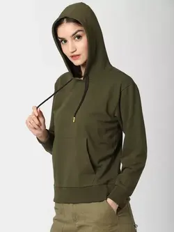 هودی زیتونی رنگ فوراور