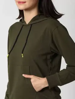 هودی زیتونی رنگ فوراور