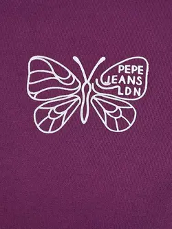 سویشرت بنفش رنگ طرح پروانه پِه پِه