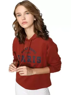 هودی قهوه ای رنگ چاپدار  اُنلی