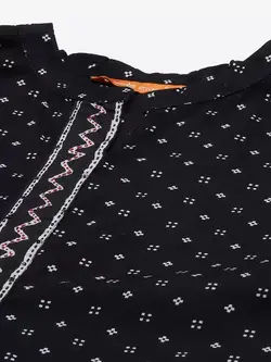 تونیک مشکی رنگ چاپدار ایندواِرا