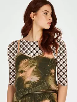 تاپ چند رنگ چاپدار نقشه جهان هانک مولر