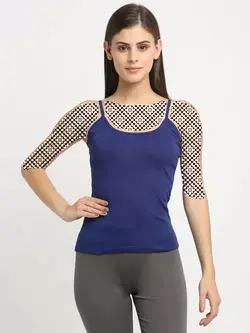 3 تاپ زرد و فیروزه ای و آبی رنگ فریسکِرز