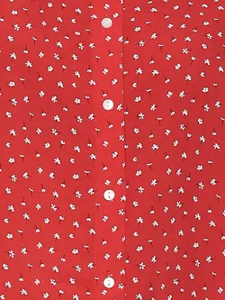 پیراهن طرح دار قرمز رنگ وَن هیوسن