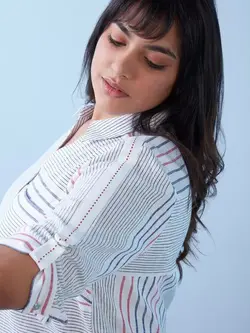 پیراهن راه راه چند رنگ جیا