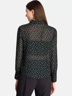 پیراهن زنانه چاپدار سبز تیره کازو