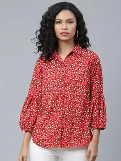 پیراهن زنانه چاپ چند رنگ ملون