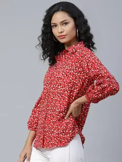 پیراهن زنانه چاپ چند رنگ ملون