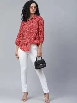 پیراهن زنانه چاپ چند رنگ ملون