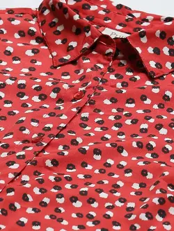 پیراهن زنانه چاپ چند رنگ ملون