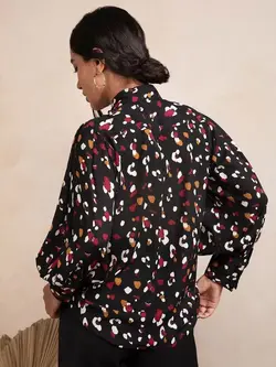 پیراهن زنانه طرح چاپدار تونتی