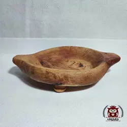 میوه خوری چوبی دستساز بلوط سایز 3 کد H13
