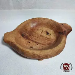 میوه خوری چوبی دستساز بلوط سایز 3 کد H13