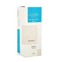 ماسک لایه بردار اسکراب لدورا حاوی صدف دریایی 150 میلی لیتر