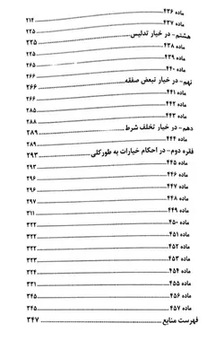 خرید و قیمت کتاب خیارات در قانون و رویه قضایی | کتاب قانون