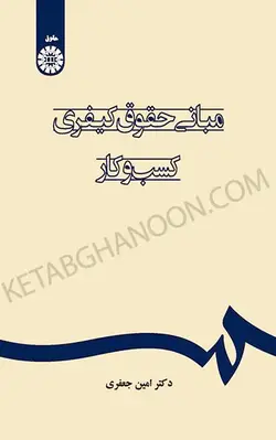 خرید و قیمت کتاب مبانی حقوق کیفری کسب و کار دکتر امین جعفری | کتاب قانون
