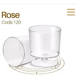 لیوان دسر 10 عددی جام 90 سی سی (مخصوص پذیرایی ژله و انواع دسر)