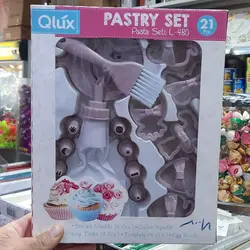 پک ابزار قنادی (قیف 9عدد ماسوره فرچه کاتر و شابلون)