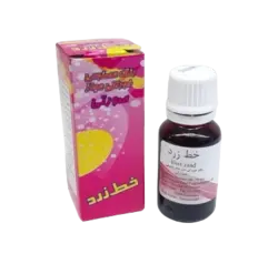 رنگ مایع خوراکی صورتی 50 گرمی برند خط زرد