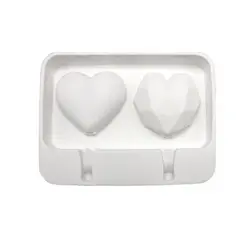 قالب بستنی (پاپسیکل) دو قلب ساده و سورپرایز جنس سیلیکونی