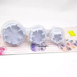 کاتر فشاری طرح گل مندرج (پک 3 عددی)