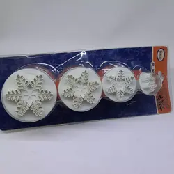 کاتر فشاری طرح دونه برف (پک 4 عددی)