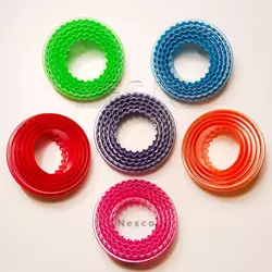 کاتر دو طرفه گرد برند نسکو پک 5 عددی جنس پلاستیکی