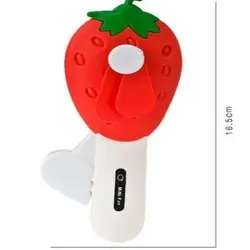 پنکه دستی طرح توت فرنگی