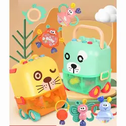 ست جغجغه و دندان گیر نوزاد موزیکال