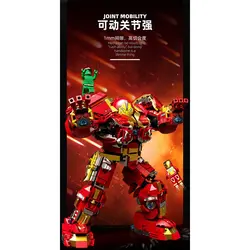 لگو قهرمانی کامیون و ربات ترنسفورمز مدل LW2052A MECH BUILDING BLOCKS