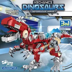 لگو دایناسور تبدیل شونده مدل Designer Dino transformer 3in1 858 children LW60036